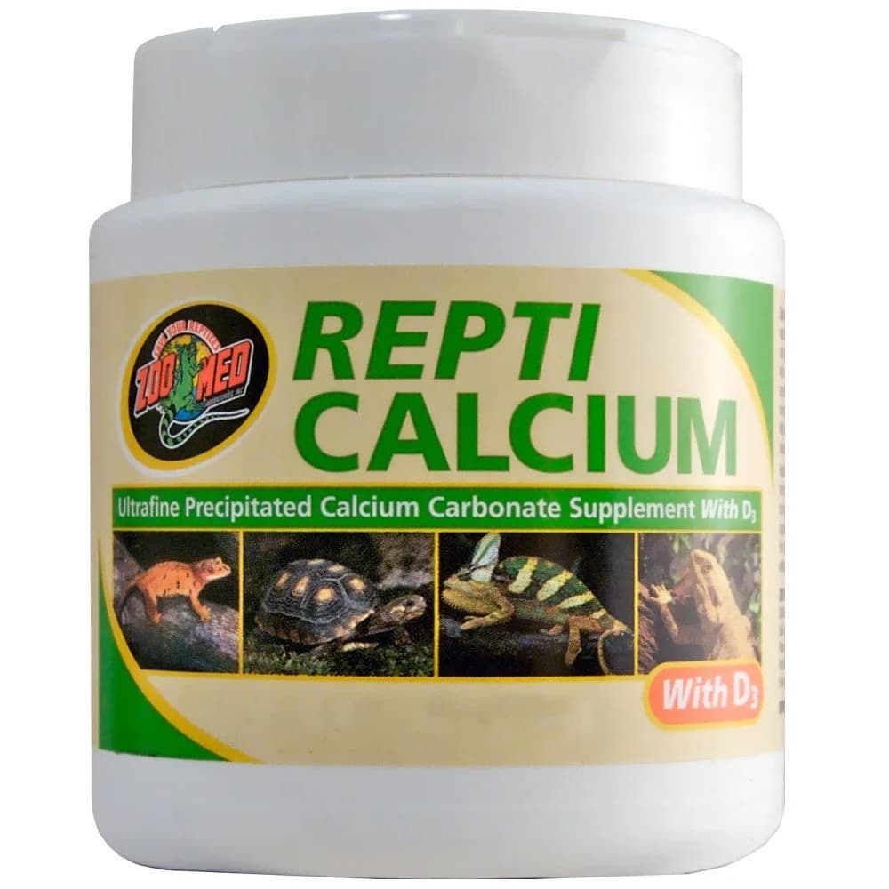 Zoo Med Repti Calcium with D3 Powder 48 oz (1.36 kg) | Ultra Fine Calcium Carbonate Supplement