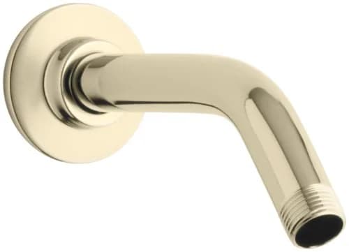 Kohler MasterShower Showerarm and Flange 19 cm (7.5 Inch) | Vibrant French Gold Finish thumbnail 1