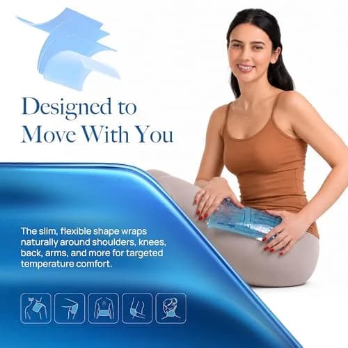 Accurate Manufacturing Blue Gel Pack 9" x 12" | Versatile Hot & Cold Pain Relief thumbnail 5
