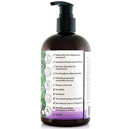 Organic Fiji Coconut Oil Infused Face & Body Lotion 12 oz | Deep Moisturizer for Sensitive Skin thumbnail 3