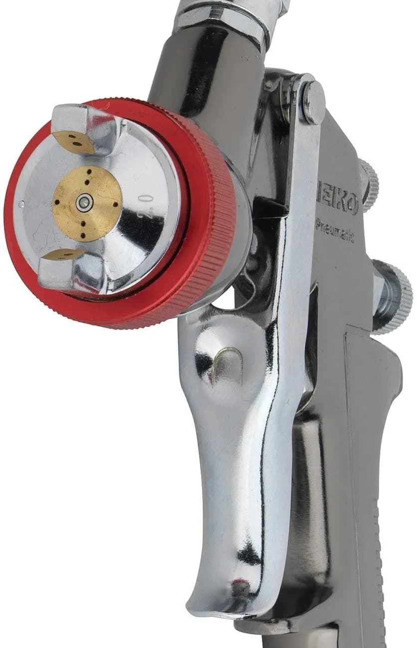 NEIKO 31216A Air Spray Paint Gun, HVLP with Gravity Feed, 2.0 MM Nozzle, 600 CC Capacity, Spray Gun Paint Sprayer for Walls, Automotive, Home Improvement thumbnail 4