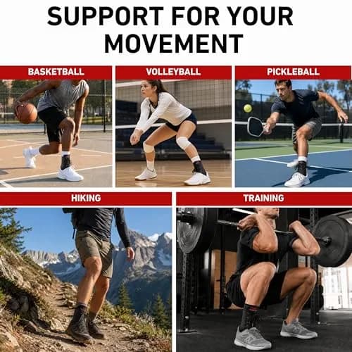 McDavid Adjustable Ankle Brace for Women Men | Support & Recovery, Breathable, Durable, Lace Up, Fits Left or Right thumbnail 4
