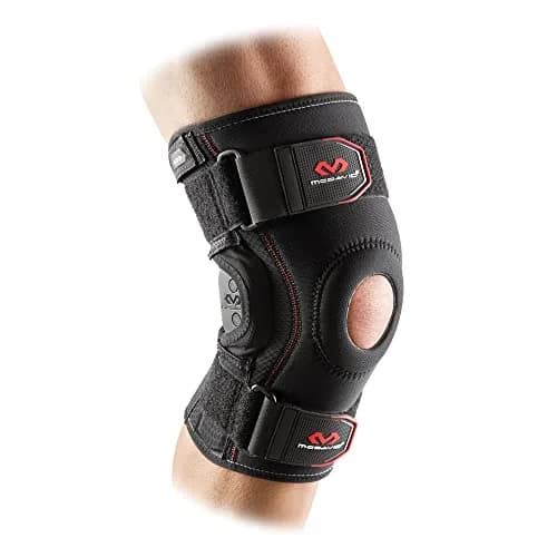McDavid Maximum Support Knee Brace with Polycentric Hinges & Cross Straps, Black, Small | Orthopedic Brace thumbnail 1