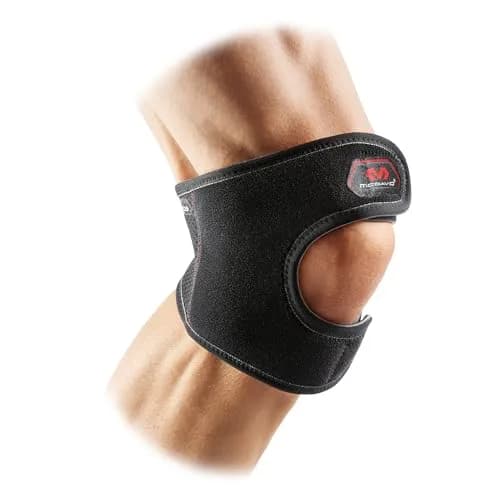 McDavid Adjustable Knee Support Wrap with Therapeutic Heat Retention & Compression, Black, Small-Medium | Orthopedic Brace thumbnail 1