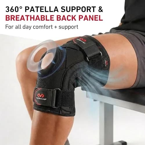 McDavid Knee Brace Support with Side Stays & Cross Straps, XXLarge (230g) | Orthopedic Brace for Men & Women thumbnail 7