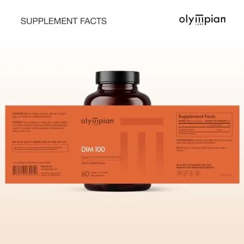 Olympian Labs DIM Supplement 100mg | Hormonal Balance & Detox Support thumbnail 4