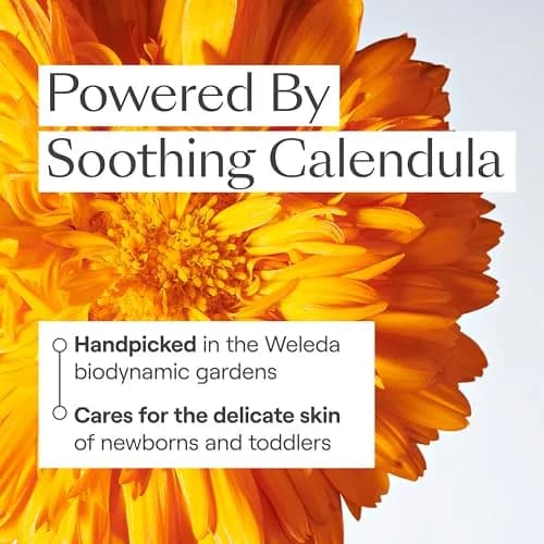 Weleda Baby Calendula Diaper Cream 2.8 oz (83 ml) | Plant-Rich Protection for Sensitive Skin thumbnail 4