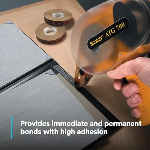 3M Scotch ATG Adhesive Transfer Tape 924 Clear 1/2 in x 36 yd (12.7 mm x 32.9 m) | Permanent Bond for Crafts & Displays thumbnail 3