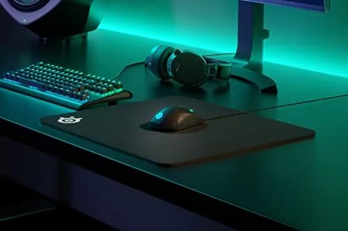 SteelSeries QcK XXL Gaming Mouse Pad - Black, Large, Heavy | Full Desk Coverage for Peak Tracking thumbnail 3