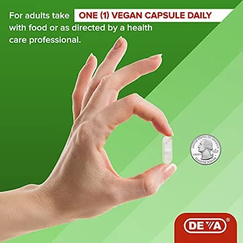 DEVA Vegan Vitamins Conjugated Linoleic Acid (CLA) 90 Capsules | Non-GMO Safflower Oil thumbnail 5