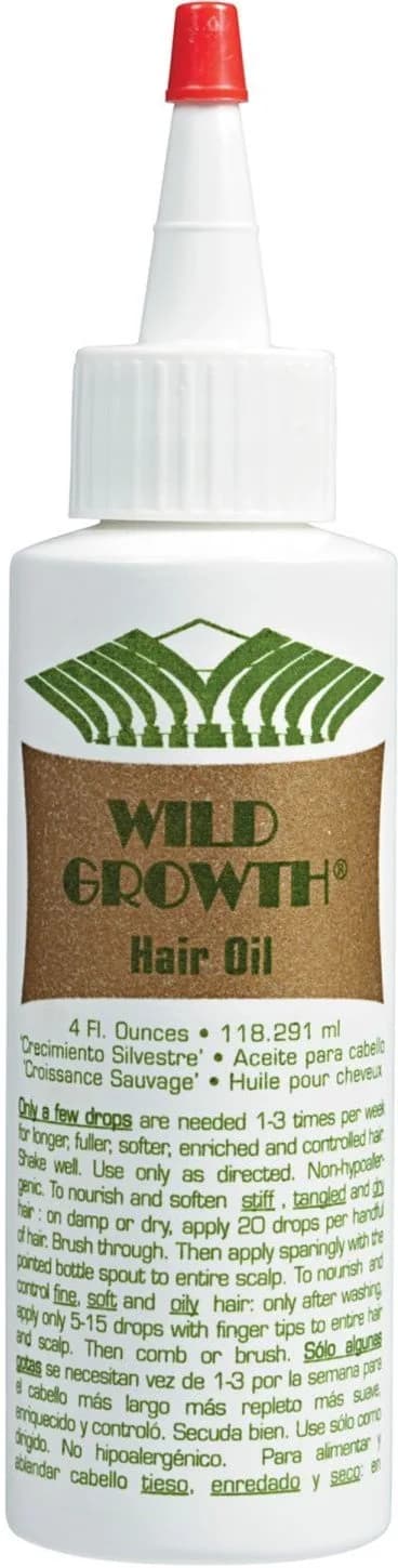Wild Growth Hair Oil 118ml (4 Fl Oz) | Natural Formula for All Hair Types - main product image