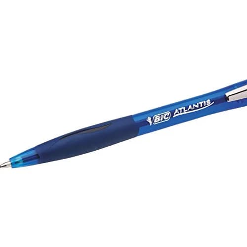 BIC Glide Blue Retractable Ballpoint Pens, Medium Point, 1.0mm, 2-Count | Smooth Ink Flow thumbnail 4