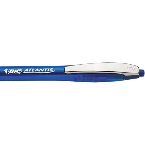 BIC Glide Blue Retractable Ballpoint Pens, Medium Point, 1.0mm, 2-Count | Smooth Ink Flow thumbnail 5