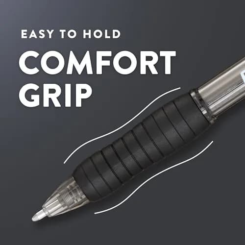 Paper Mate Profile Retractable Ballpoint Pens, Bold (1.4mm), Black, 2 Count | Smooth, Refillable, Bold Writing thumbnail 2