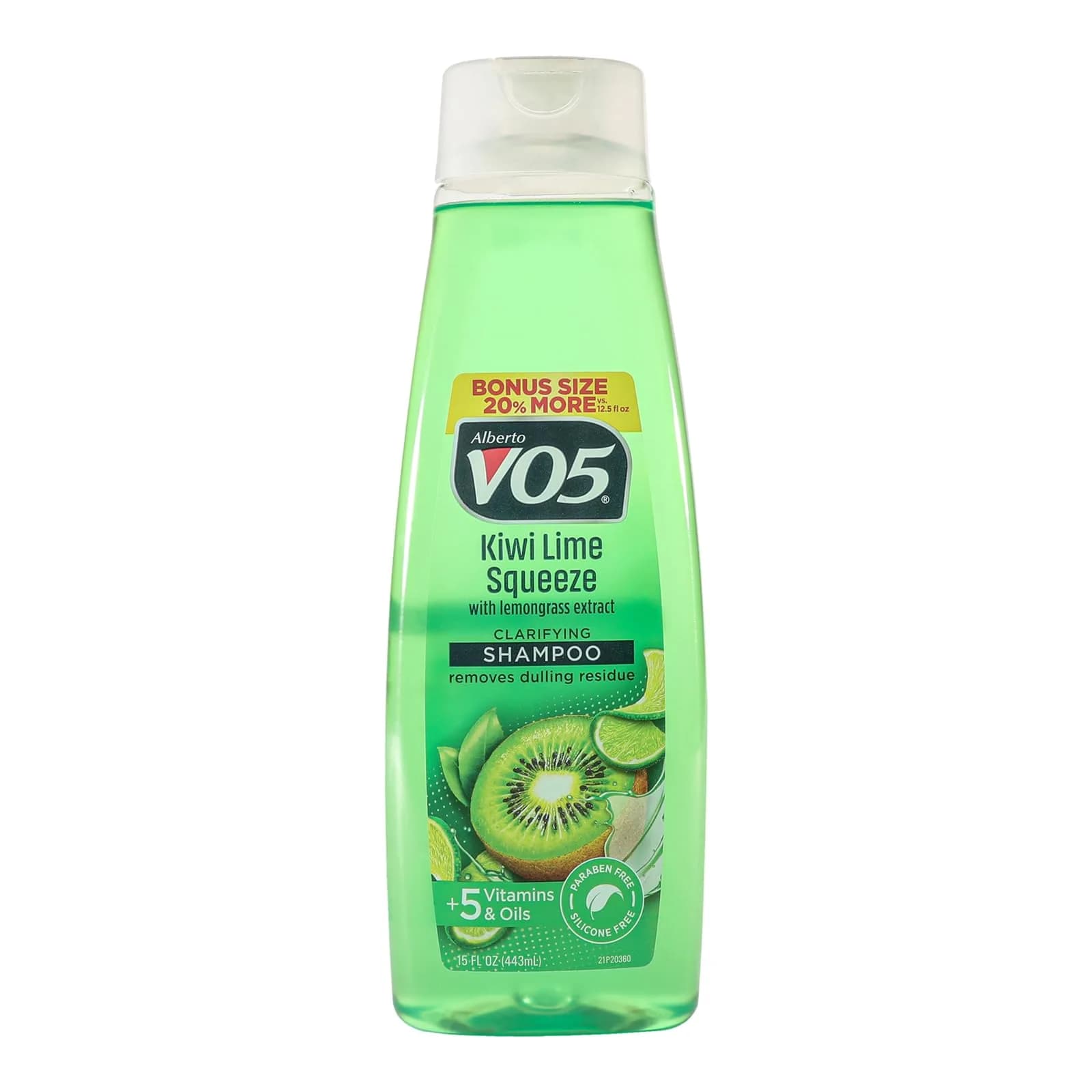 VO5 Kiwi Lime Squeeze Clarifying Shampoo - 443ml (15 fl oz) | Hydrates and Clarifies Hair - main product image