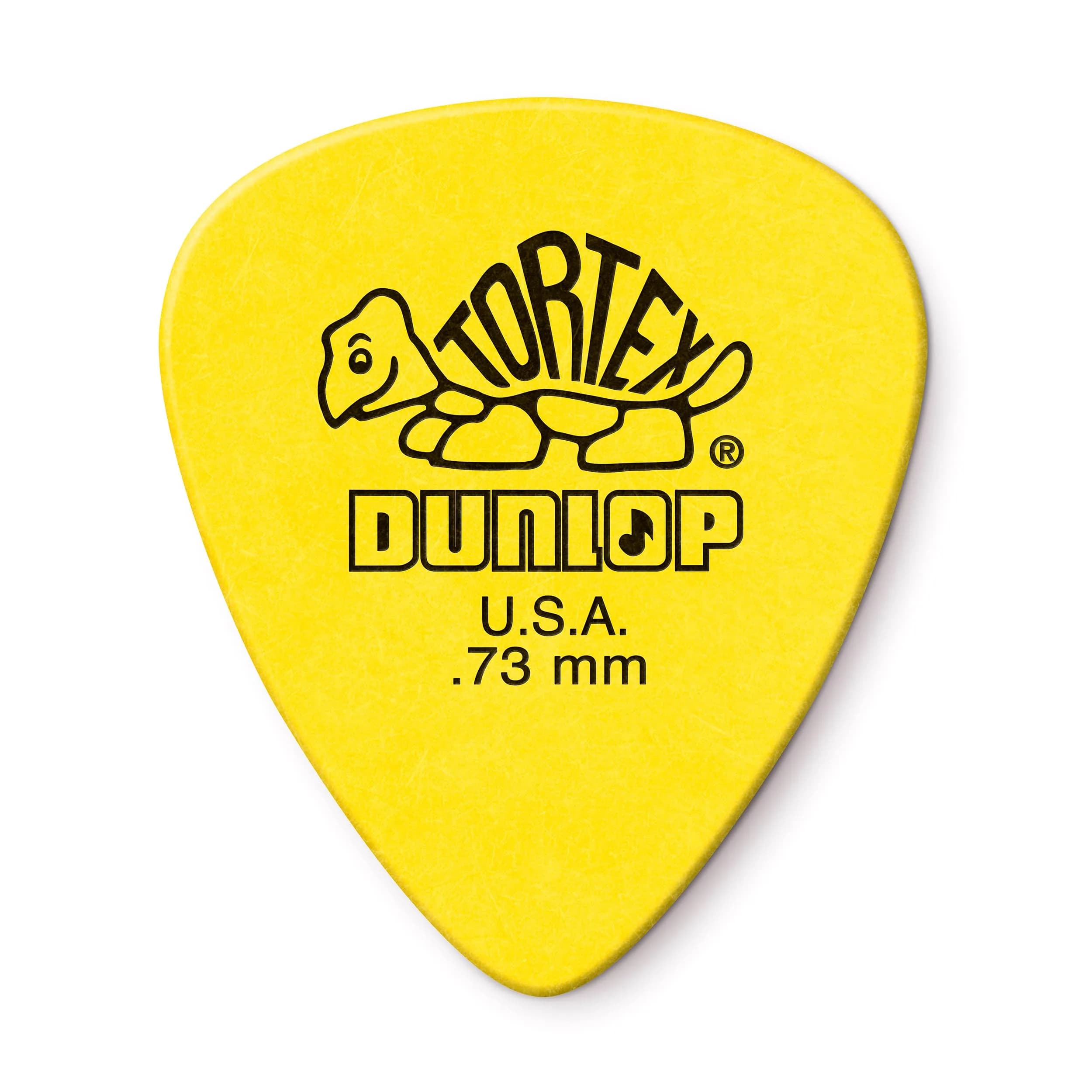Jim Dunlop Tortex Standard Pick .73MM | Bright, Snappy Attack with Superior Durability