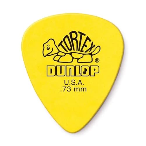 Jim Dunlop Tortex Standard Pick .73MM | Bright, Snappy Attack with Superior Durability thumbnail 1