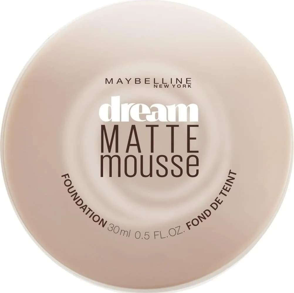 Maybelline New York Dream Matte Mousse Foundation Classic Ivory 18.7g (0.64 oz) | Lightweight Matte Finish — Light Beige medium 0 / 0.64 Ounce