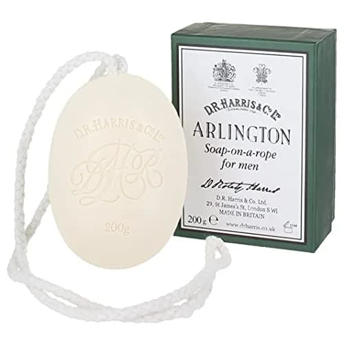 D.R. Harris Arlington Soap-on-a-Rope 200g | Skin-Friendly, Long-Lasting, Refreshing Citrus Scent thumbnail 1