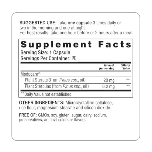 Kyolic Moducare Immune Balance* Plant Sterols and Sterolins, 90 Capsules | Supports Immune System Balance thumbnail 3