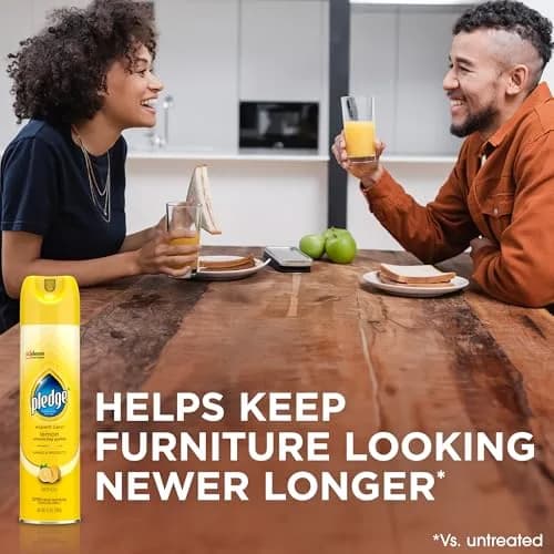 Pledge Expert Care Lemon Enhancing Furniture Polish 275ml (9.7 oz) | Cleans & Protects Sealed Surfaces thumbnail 4