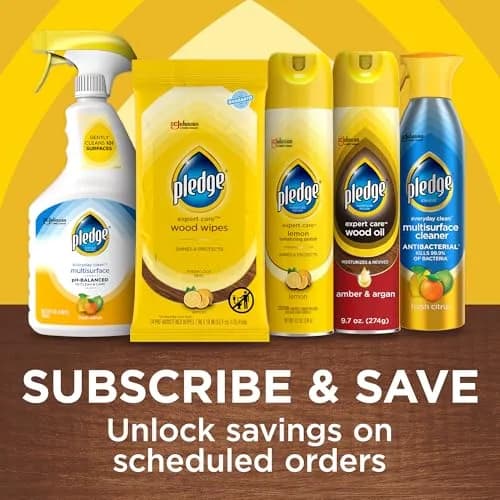 Pledge Expert Care Lemon Enhancing Furniture Polish 275ml (9.7 oz) | Cleans & Protects Sealed Surfaces thumbnail 9