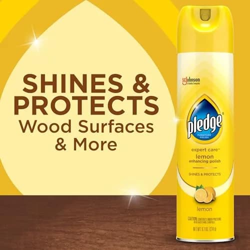 Pledge Expert Care Lemon Enhancing Furniture Polish 275ml (9.7 oz) | Cleans & Protects Sealed Surfaces thumbnail 2