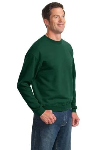 Jerzees NuBlend Crewneck Sweatshirt Maroon Medium | 8-oz Pill-Resistant Fleece for All-Day Comfort thumbnail 4