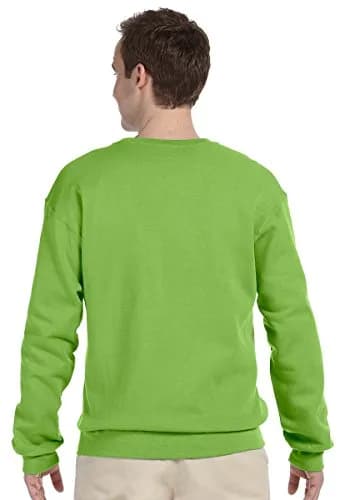 Jerzees NuBlend Crewneck Sweatshirt Maroon Medium | 8-oz Pill-Resistant Fleece for All-Day Comfort thumbnail 2