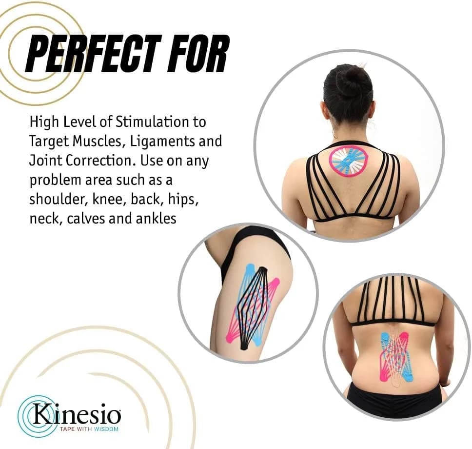 Kinesio Tex Gold FP Red 2 in. x 16.4 ft | Elastic Therapeutic Athletic Tape for Muscle Support thumbnail 4