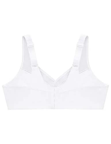 Glamorise Plus Size Support Bra 38DD | Wirefree Cotton Active Bra for Women thumbnail 7