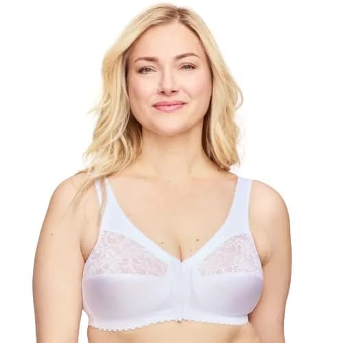 Glamorise Plus Size MagicLift Front-Closure Wirefree Support Bra 54D | Comfortable, Supportive & Wire-Free (70-120 chars) thumbnail 8