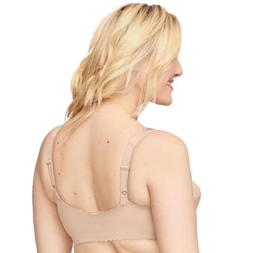 Glamorise Plus Size MagicLift Front-Closure Support Bra Wirefree 40D Blush thumbnail 9