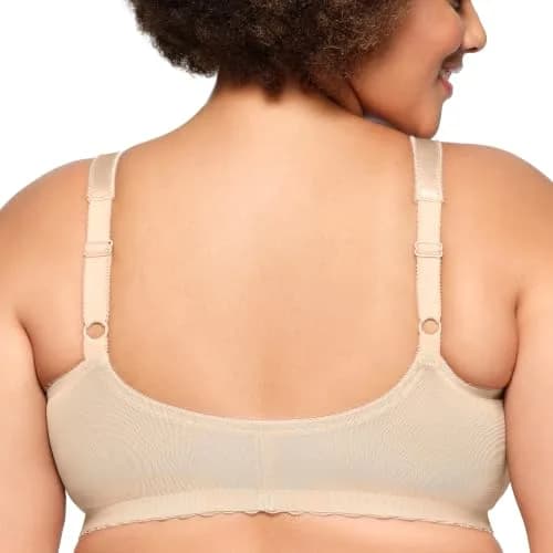 Glamorise Full Figure Plus Size MagicLift Front-Closure Support Bra Wirefree 42D | Comfort & Support thumbnail 2