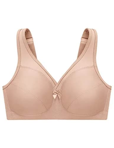 Glamorise Plus Size Support Bra 44H | Wirefree Comfort & Lift for Curvy Women thumbnail 3