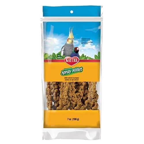 Kaytee Natural Spray Millet Treat for Pet Birds, 200g (7 oz) | All-Natural Foraging Enrichment thumbnail 1