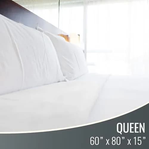 DMI Waterproof Mattress Protector Queen | Zippered Fit & Extended Mattress Life thumbnail 2