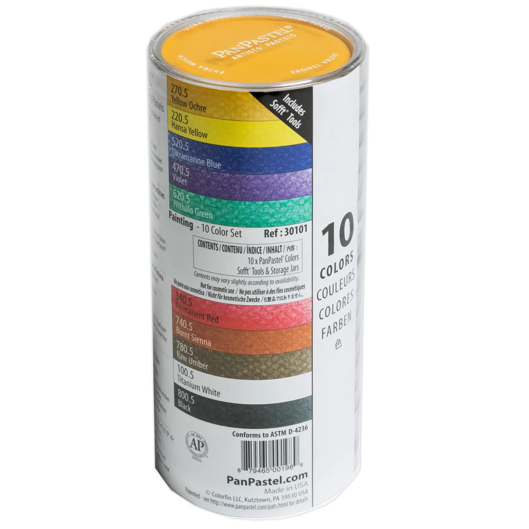 PanPastel Artist Pastels Painting Set 10 Color | Professional Artist Pastels - main product image