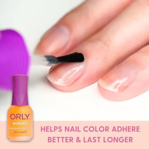 Orly Bonder Nail Polish Base Coat 0.6 fl oz | Rubberized Long-Lasting Adhesion thumbnail 2