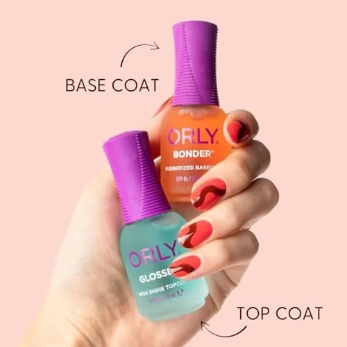 Orly Bonder Nail Polish Base Coat 0.6 fl oz | Rubberized Long-Lasting Adhesion thumbnail 3