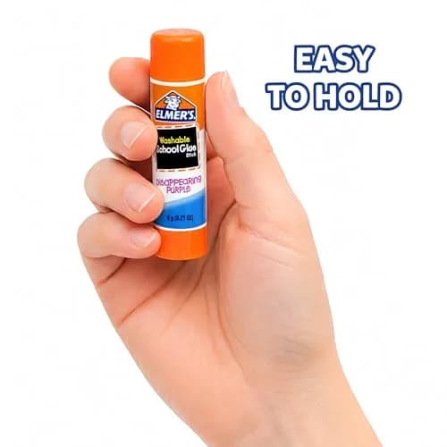 Elmer's Disappearing Purple School Glue Sticks, Washable, 7 Grams (0.24 Oz), 30 Count | Trusted #1 Teacher Brand for Crafts & School Projects thumbnail 3