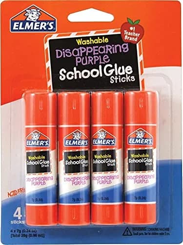 Elmer's Disappearing Purple School Glue Stick 0.24 oz | No-Mess Bonding for Students & Crafts thumbnail 2