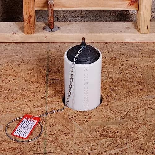 Cherne 4" Rubber Test-Ball Pipe Plug | Inflatable Drain & Waste System Seal thumbnail 3