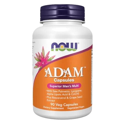 NOW Supplements ADAM™ Men's Multivitamin 90 Veg Caps | Supports Men's Health & Vitality thumbnail 1