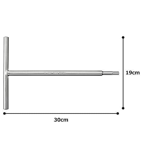 TONE T-type Hex Wrench THW-08 8mm | Deep & Narrow Area Access thumbnail 3