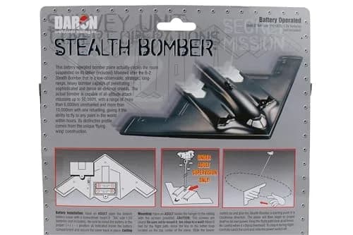 Daron B-2 Bomber Flying Toy on a String Medium | Remote-Controlled Aircraft for Kids 5+ thumbnail 5