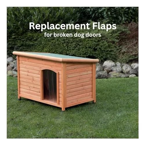 TRIXIE Vinyl Dog Door Flap 9.4 x 14.2-inch | Weather-Resistant Replacement Curtain thumbnail 2