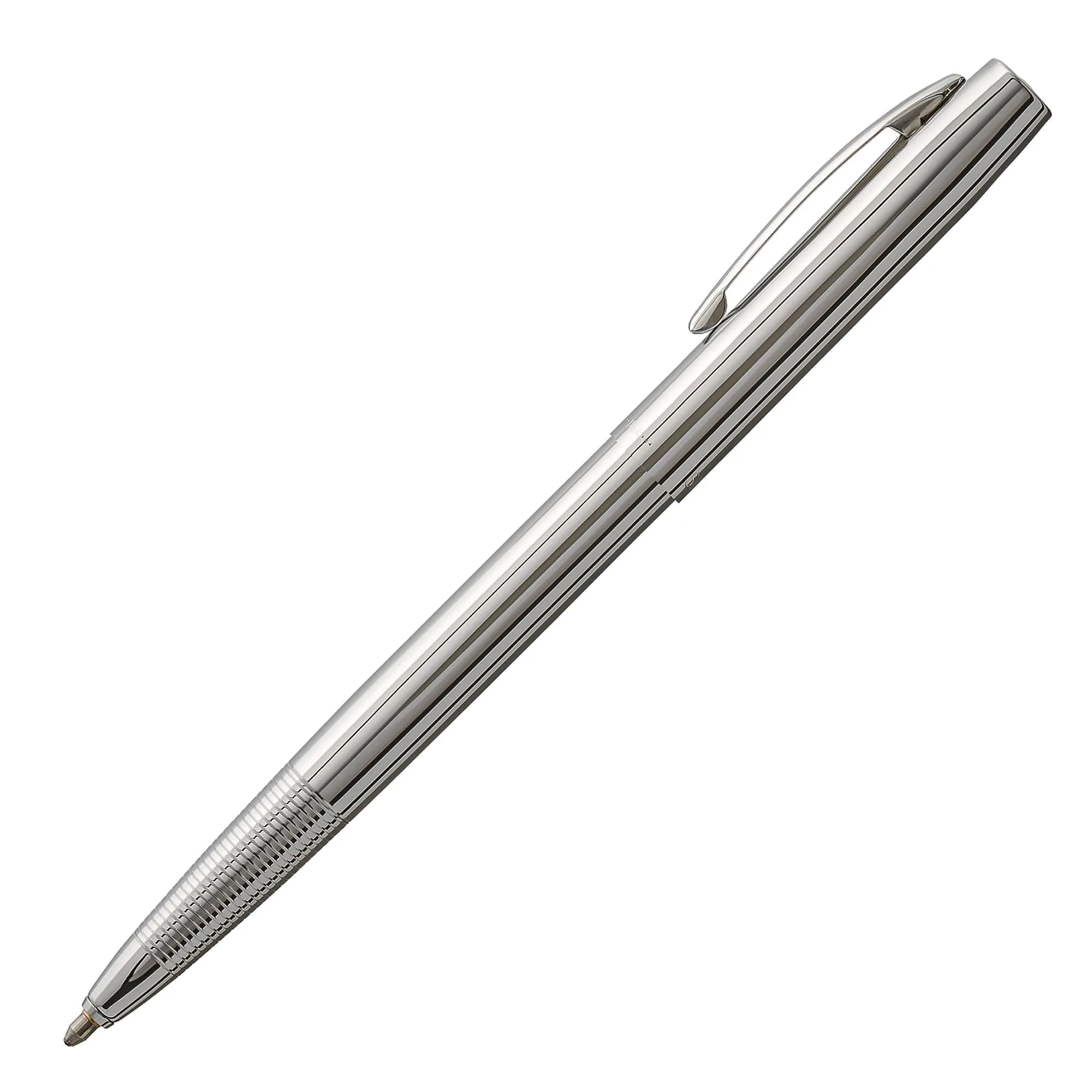 Fisher Space Pen Military Cap-O-Matic Pen, Black Ink, 1 Count (Pack of 1) | Writes Upside Down & in Extreme Temperatures — Chrome