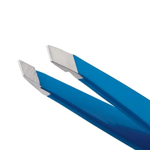 Tweezerman Mini Slant Tweezer Bahama Blue | Precision Pointed Tips for Eyebrows thumbnail 4