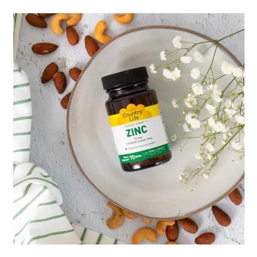 Country Life Target-Mins Zinc 50 mg 90 Tablets | Supports Immune & Protein Health thumbnail 6